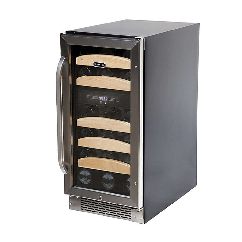 Buy a Whynter 28 Bottle Dual Temperature Zone Built-In Wine Refrigerator by Chilled Beverages
