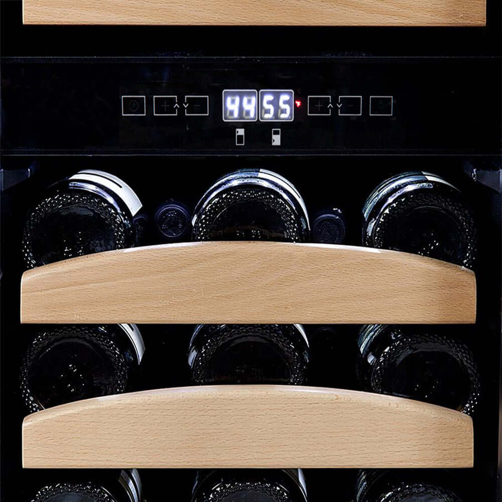 Buy a Whynter 28 Bottle Dual Temperature Zone Built-In Wine Refrigerator by Chilled Beverages