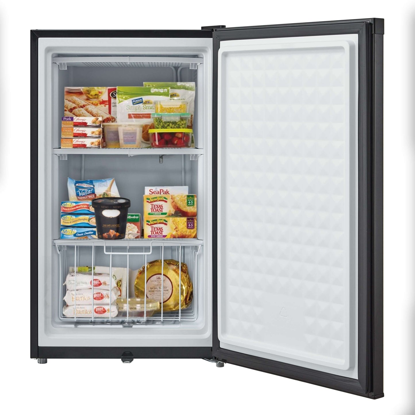 Whynter 3.0 cu. ft. Energy Star Upright Freezer with Lock - Stainless Steel