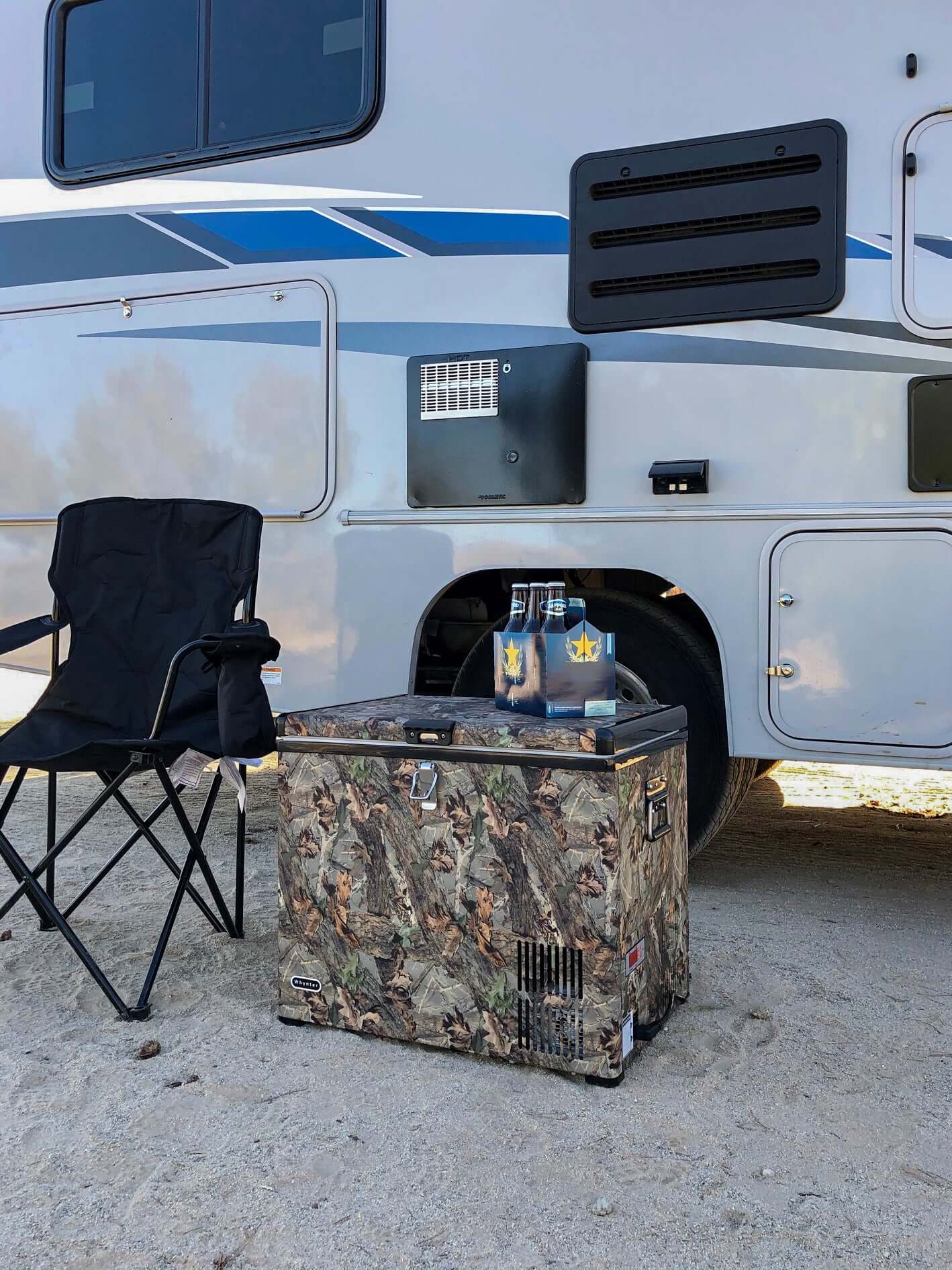 Buy a Whynter 45 Quartz Portable Fridge/Freezer with 12v DC Option Camouflage Edition by Chilled Beverages