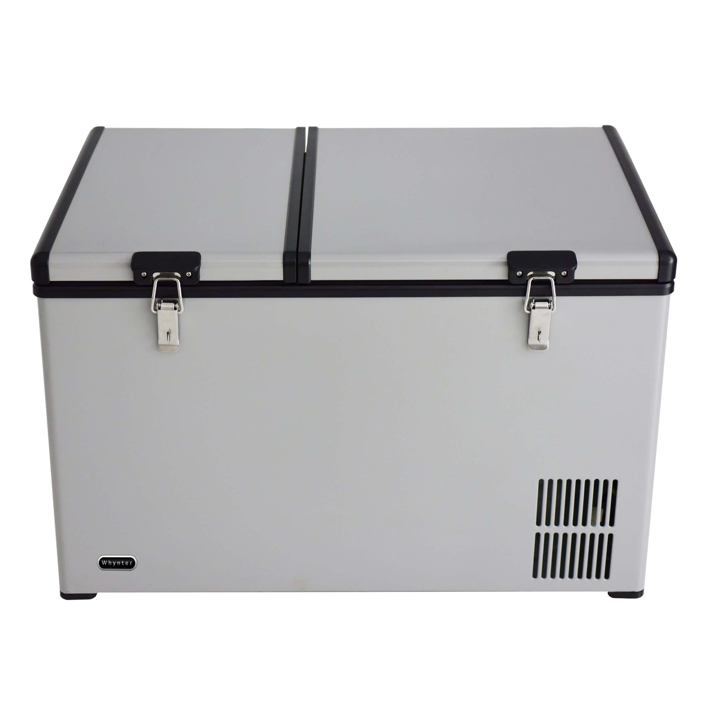 Buy a Whynter 90 Quart Dual Zone Portable Fridge/ Freezer with 12v Option and Wheels by Chilled Beverages