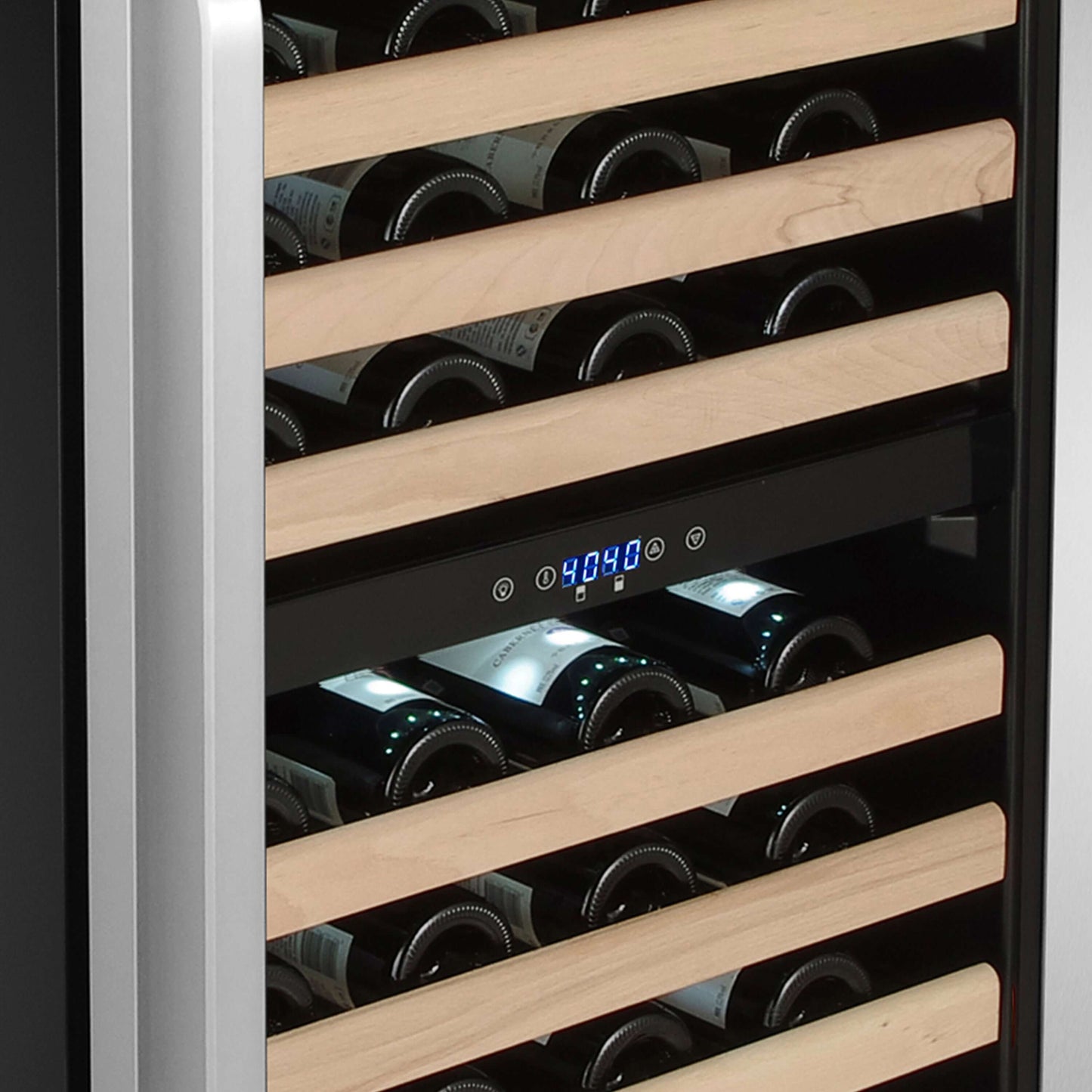 Buy a Whynter 92 Bottle Built-in Stainless Steel Dual Zone Compressor Wine Refrigerator by Chilled Beverages