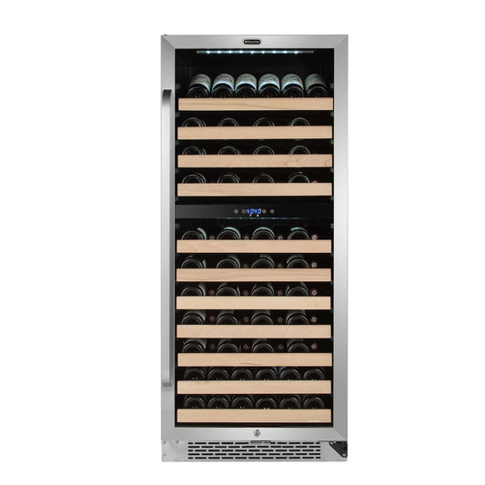 Buy a Whynter 92 Bottle Built-in Stainless Steel Dual Zone Compressor Wine Refrigerator by Chilled Beverages