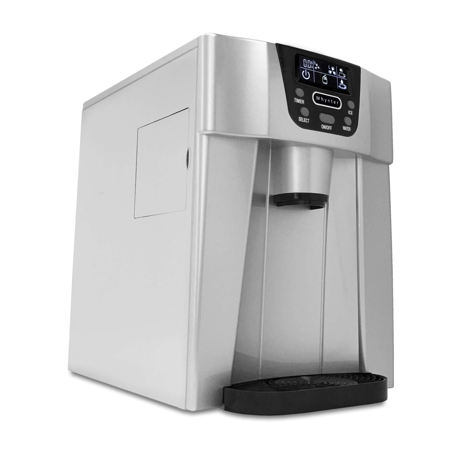 Buy a Whynter 95 Quarts Countertop Direct Connection Ice Maker and Water Dispenser - Silver by Chilled Beverages
