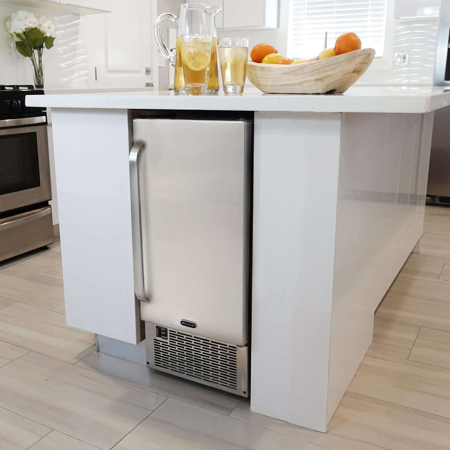 Buy a Whynter Built-In/ Freestanding Ice Maker - 50lb Capacity Clear Ice Cube by Chilled Beverages