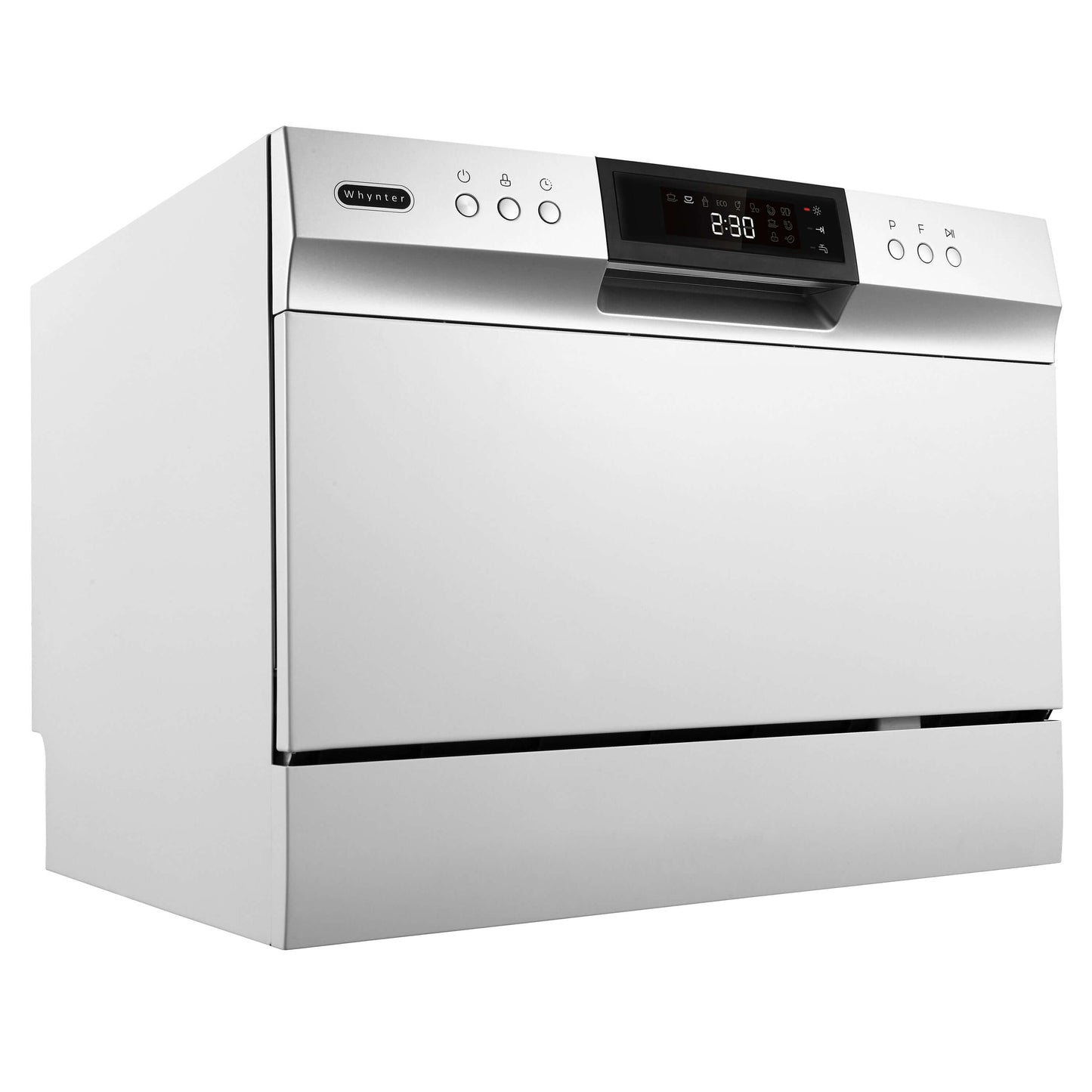 Whynter Countertop Portable Dishwasher 6 place setting LED Energy Star - White