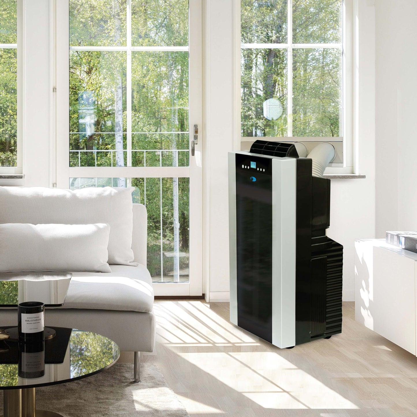 Buy a Whynter Eco-Friendly 14,000 BTU 500 sq ft Dual Hose Portable Air Conditioner & Heater with Activated Carbon Filter by Chilled Beverages