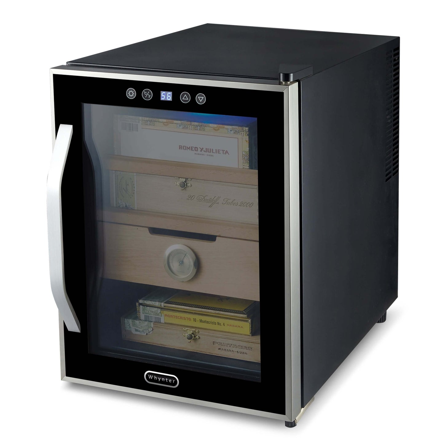 Whynter Elite Touch Control Stainless 1.2 cu.ft. Cigar Cooler Humidor