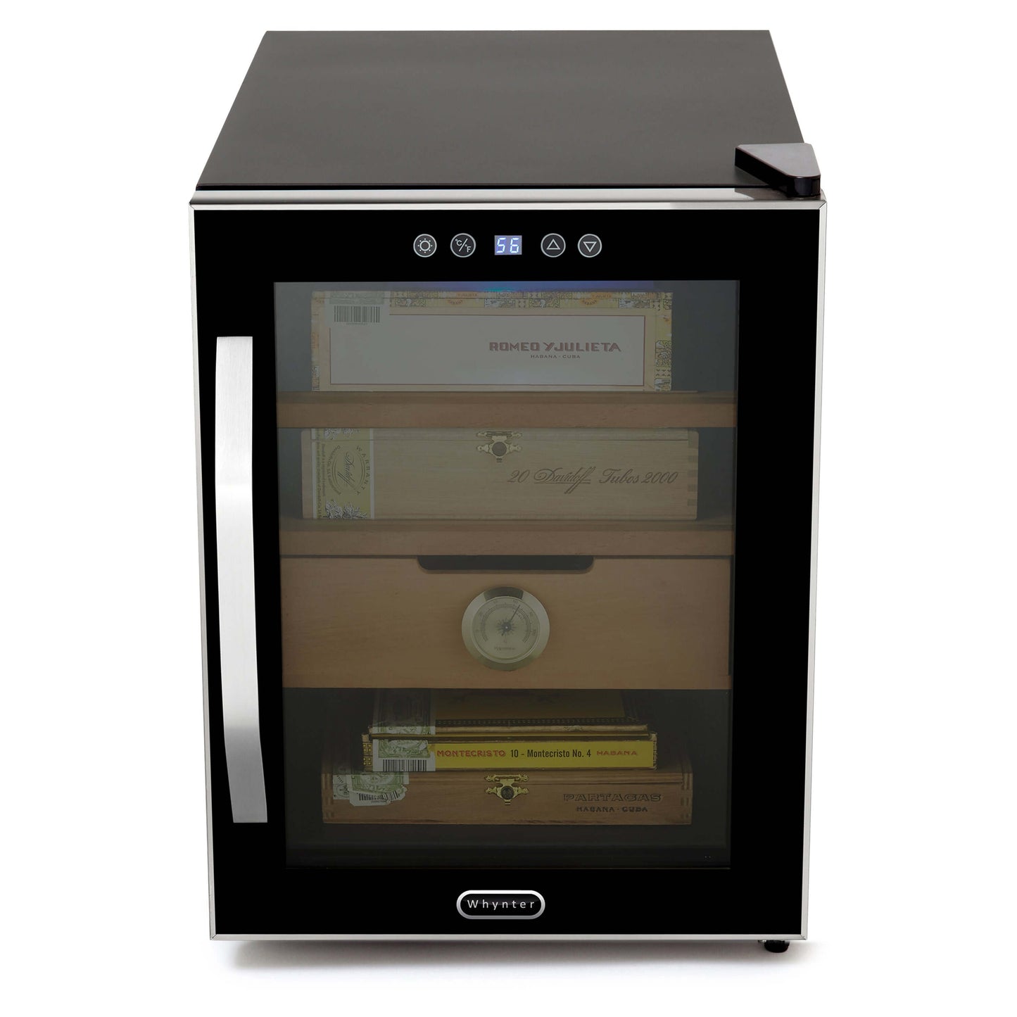 Whynter Elite Touch Control Stainless 1.2 cu.ft. Cigar Cooler Humidor