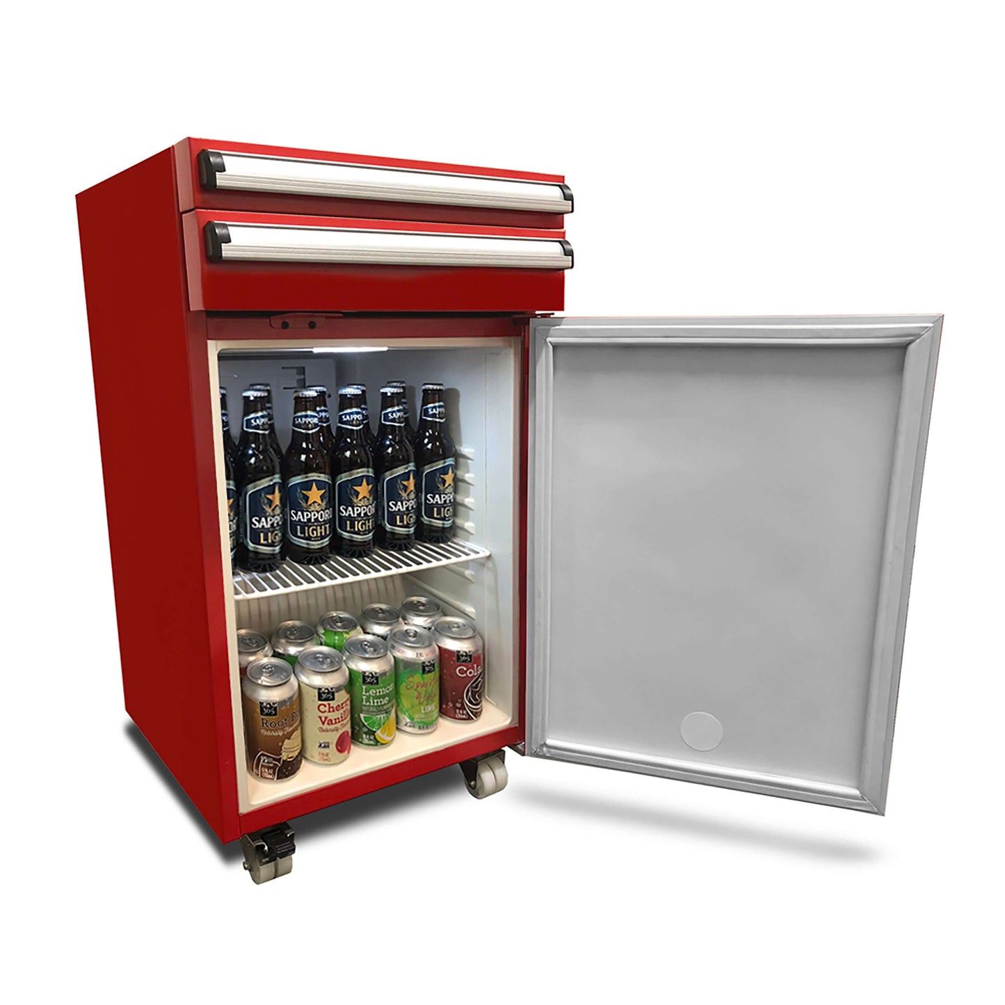 Whynter Portable 1.8 cu.ft. Tool Box Refrigerator with 2 Drawers and Lock