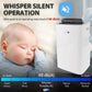 Whynter ARC-1050XPH 13500 BTU (ASHRAE) 10000 BTU (SACC) MultiCool Smart Wi-Fi enabled Portable Air Conditioner with Built-in Dehumidifier and Heating Function