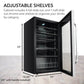 Whynter BR-1211DS 19″ 136 Can Freestanding Beverage Refrigerator cooler with Digital Control and Lock Stainless Steel