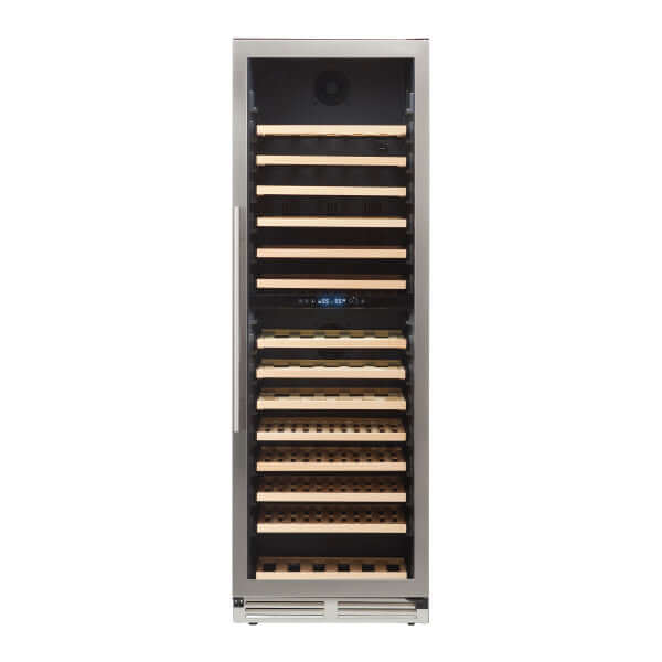 Avanti 163 Bottle Designer Series Dual Zone Wine Cooler - front view with door closed