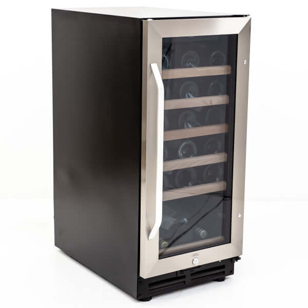 Avanti 30 Bottle Wine Cooler with Wood Accent Shelving