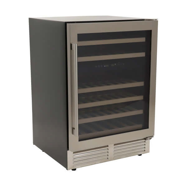 Avanti 43 Bottle Designer Series Dual Zone Wine Cooler with Wood Accent Shelving