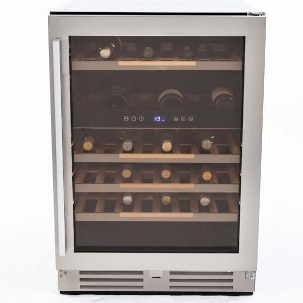 Avanti 47 Bottle Elite Series Wine Cooler with Wood Accent Shelving