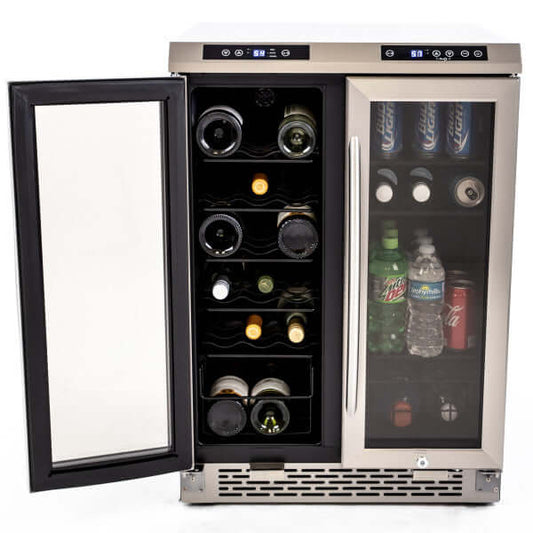Avanti Freestanding Dual Zone Wine & Beverage Cooler