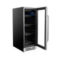 Whynter BBR-638SB 12″ Built-In 75 Can Undercounter Stainless Steel Beverage Refrigerator cooler with Reversible Door, Digital Control, Lock and Carbon Filter