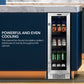 Whynter BBR-638SB 12″ Built-In 75 Can Undercounter Stainless Steel Beverage Refrigerator cooler with Reversible Door, Digital Control, Lock and Carbon Filter