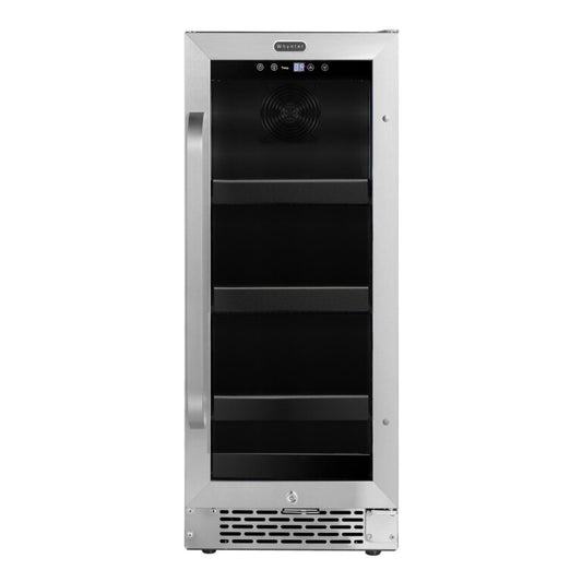 Whynter BBR-838SB 15″ Built-In 112 Can Undercounter Stainless Steel Beverage Refrigerator cooler with Reversible Door, Digital Control, Lock and Carbon Filter