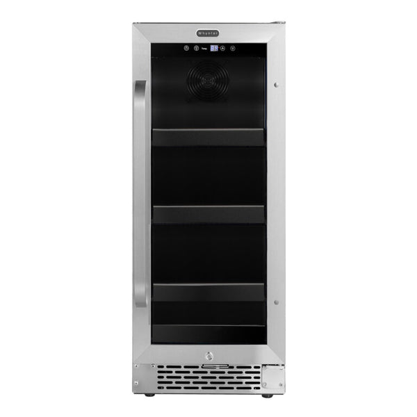 Whynter BBR-838SB 15″ Built-In 112 Can Undercounter Stainless Steel Beverage Refrigerator cooler with Reversible Door, Digital Control, Lock and Carbon Filter