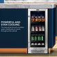 Whynter BBR-838SB 15″ Built-In 112 Can Undercounter Stainless Steel Beverage Refrigerator cooler with Reversible Door, Digital Control, Lock and Carbon Filter