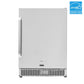 Whynter BOR-53024-SSW/BOR-53024-SSWa 24″ Built-In Energy Star 5.3 cu. ft. Indoor/Outdoor Beverage Refrigerator Cooler Weather Proof in Stainless Steel with Lock and Optional Caster Wheels