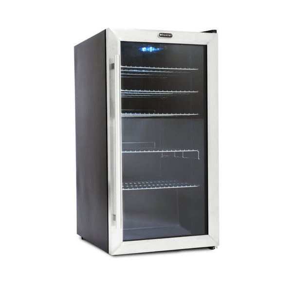 Whynter BR-130SB 17″ 127 Can Freestanding Beverage Refrigerator cooler Stainless Steel