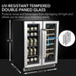 Whynter BWB-2060FDS/BWB-2060FDSa 24″ Built-In French Door Dual Zone 20 Bottle Wine Refrigerator 69 Can Beverage Center