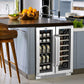 Whynter BWB-2060FDS/BWB-2060FDSa 24″ Built-In French Door Dual Zone 20 Bottle Wine Refrigerator 69 Can Beverage Center