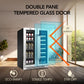Whynter BWB-2060FDS/BWB-2060FDSa 24″ Built-In French Door Dual Zone 20 Bottle Wine Refrigerator 69 Can Beverage Center