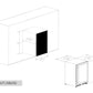 A small cabinet with a glass door, Kings Bottle 24" Beer Cooler Fridge Built In Glass Door with Stainless Steel Trim.
