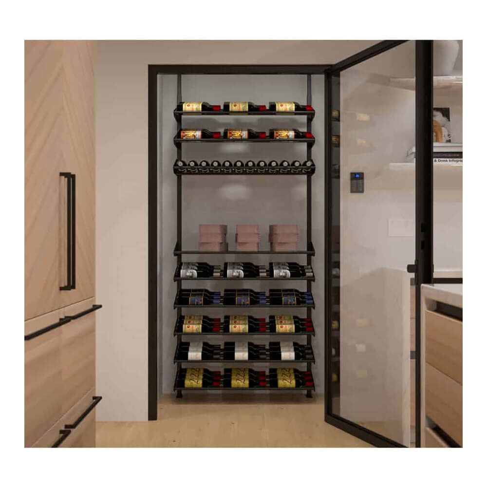 Featured Showcase Exhibition Kit (60-80 Bottles) - front view with background