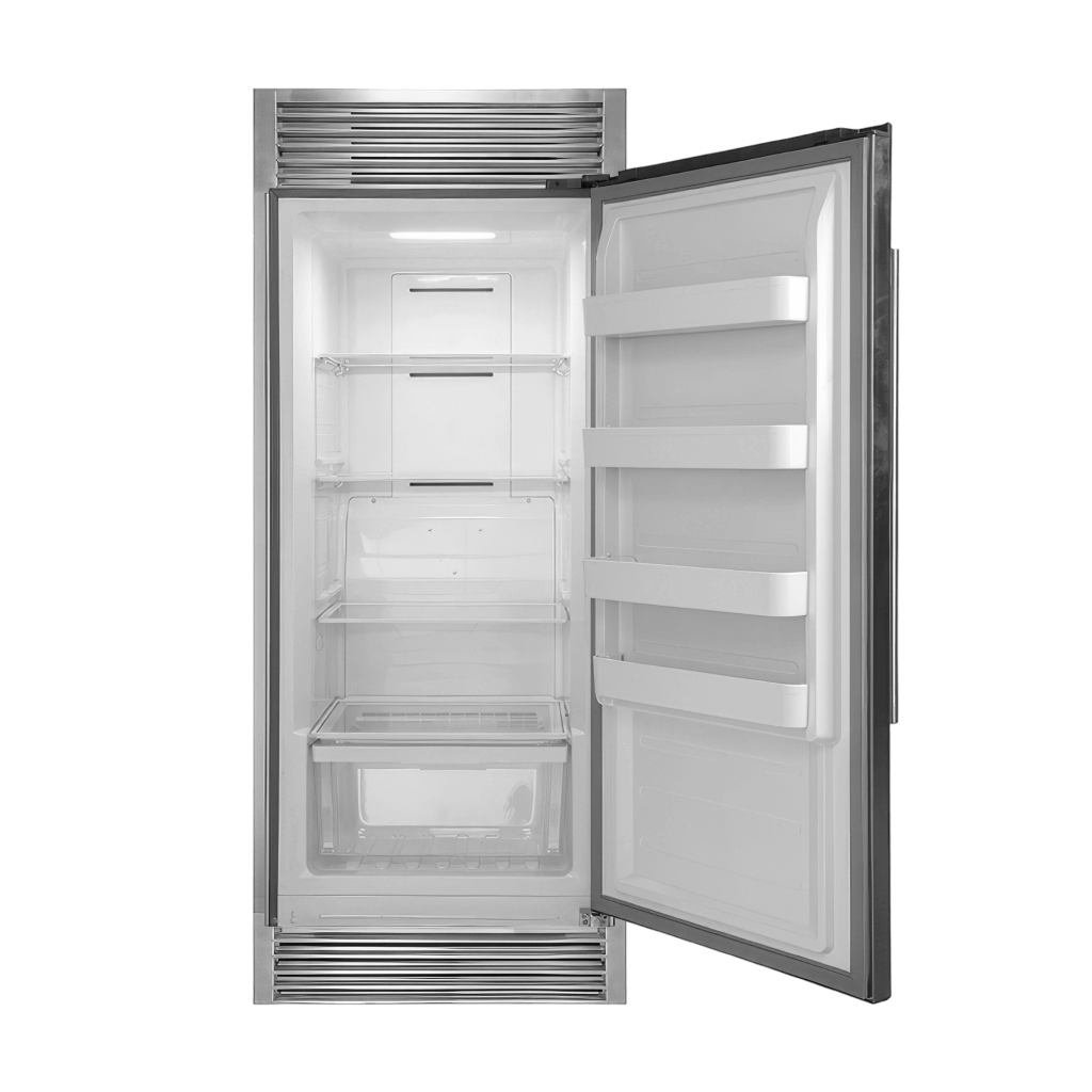 FORNO Rizzuto 32″ Right Hand Swing Open 13.8 Cu.Ft. Stainless Steel Dual Zone Refrigerator/Freezer