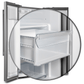 FORNO Salerno 36″ Side by Side 20 Cu.Ft Stainless Steel Refrigerator with Ice Maker