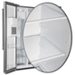 FORNO Salerno 36″ Side by Side 20 Cu.Ft Stainless Steel Refrigerator with Ice Maker