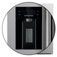 FORNO Salerno 36″ Side by Side 20 Cu.Ft Stainless Steel Refrigerator with Ice Maker