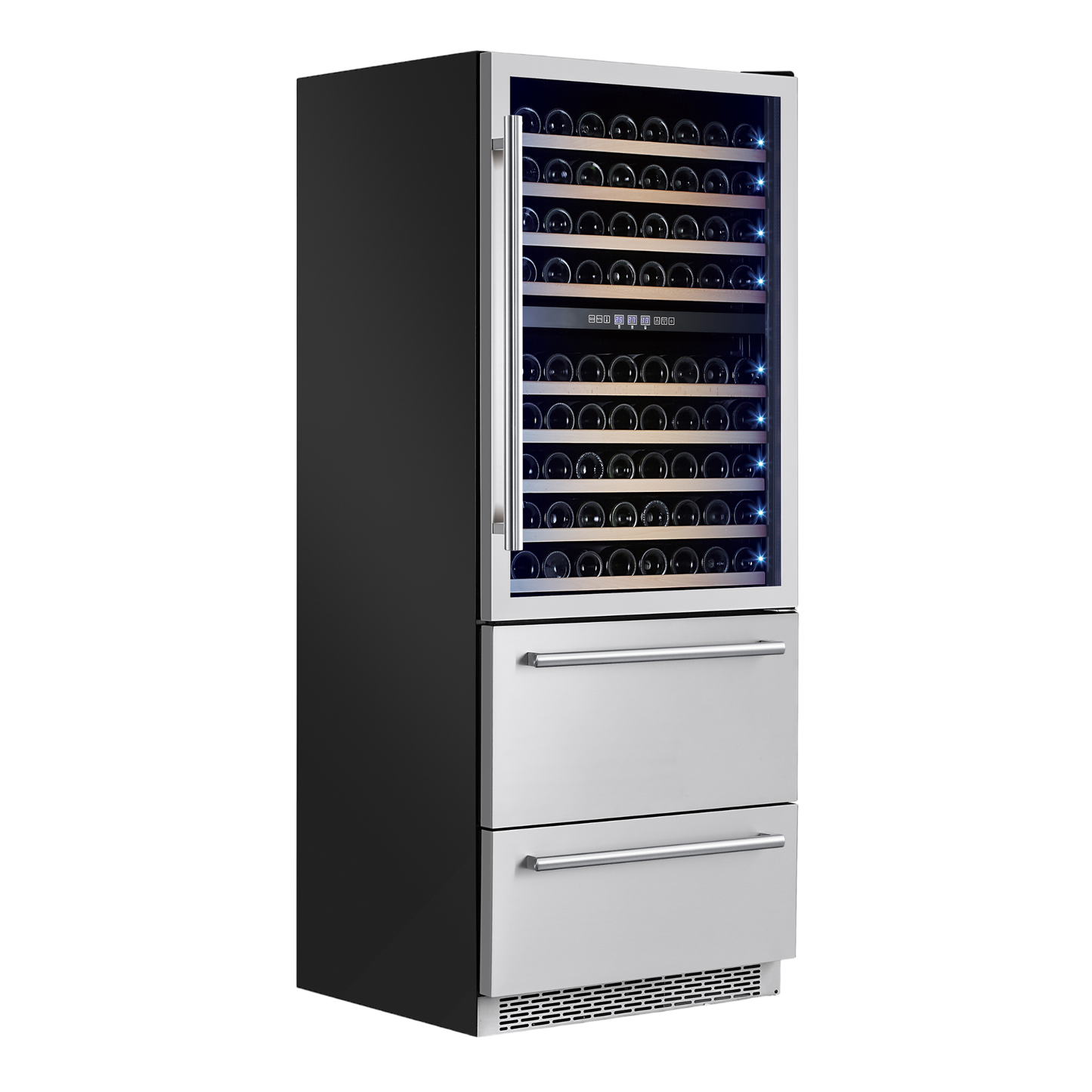 Forno Capraia 30" Dual Temperature Zone Wine Cooler with two Refrigerator Drawers