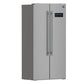 FORNO Salerno 33″ Side-by-Side 15.6 Cu.Ft. Stainless Steel Refrigerator