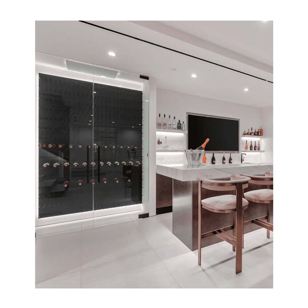 Fusion ST Cork-Out Wine Wall Black Acrylic (4 Foot)