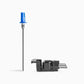 Coravin Eleven Standard Needle and Spout Kit: A close-up of a black cable and plug.