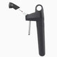 Coravin Pivot™+ Wine Preservation System: A black device with a handle and a close-up of a black tap.