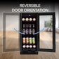 Whynter BBR-801BG 15″ Built-in Black Glass 100-can capacity 3.0 cu ft. Beverage Refrigerator