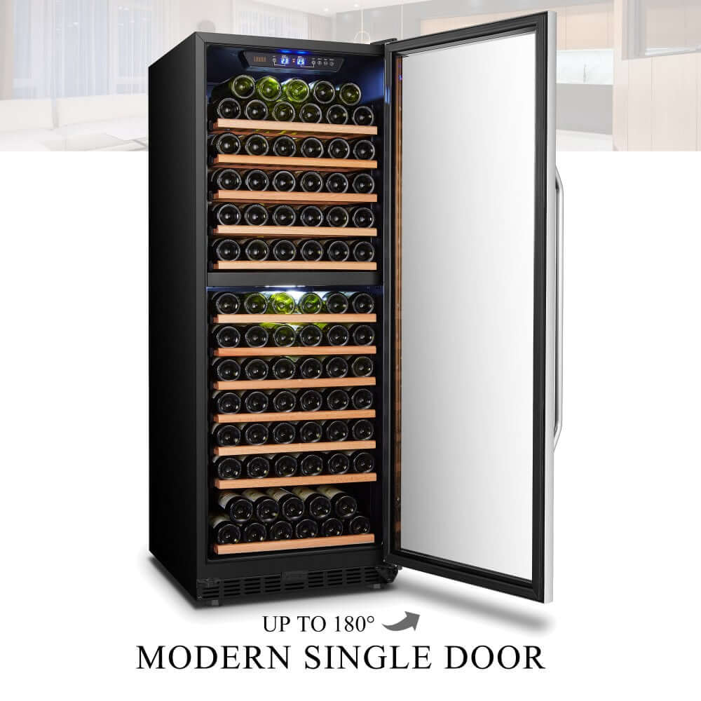 Lanbo 138 Bottle Dual Zone Wine Cooler