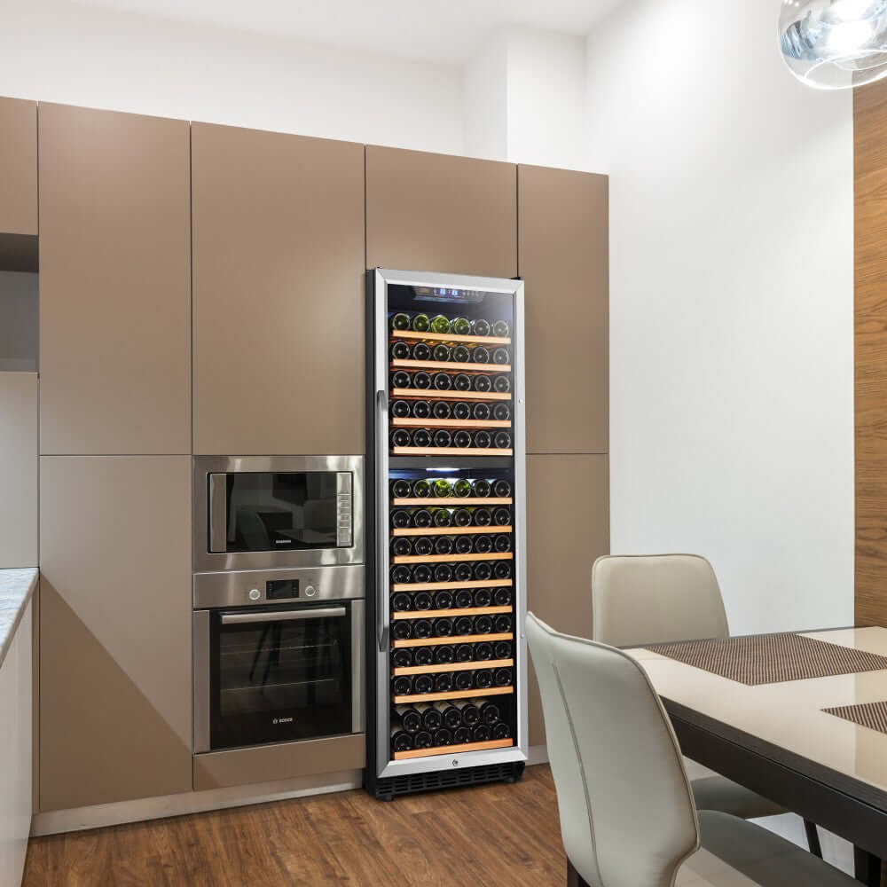 Lanbo 160 Bottle Dual Zone Wine Cooler