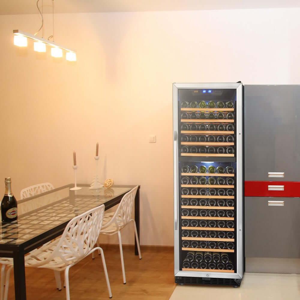 Lanbo 160 Bottle Dual Zone Wine Cooler