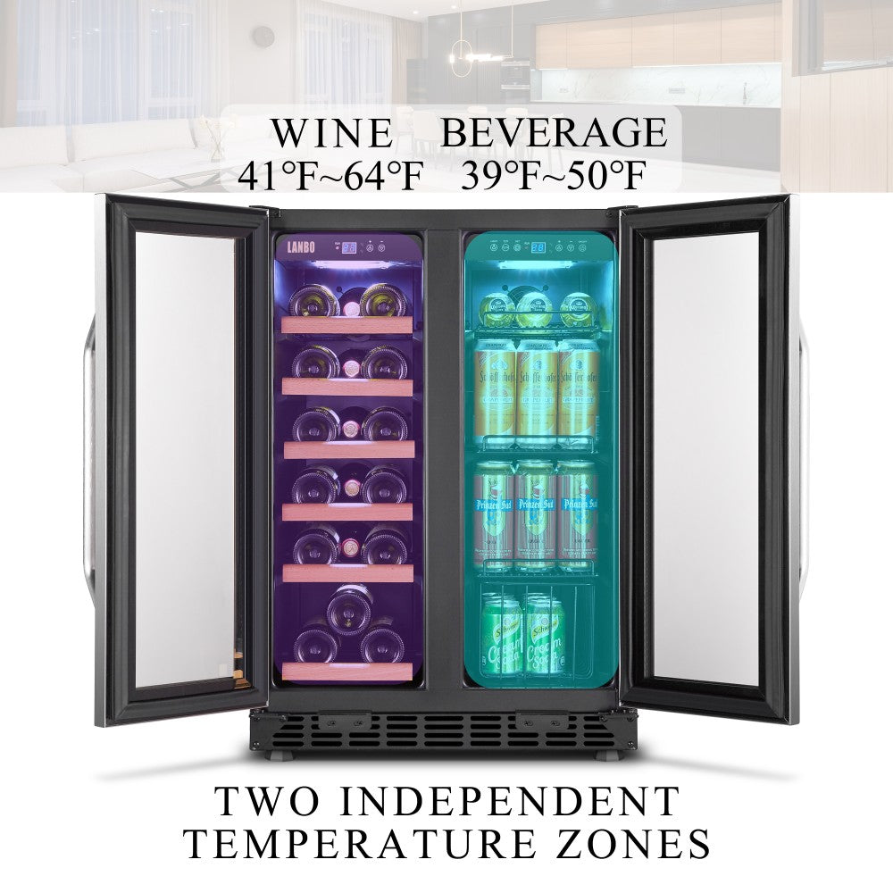 Lanbo 24 Inch Wine And Beverage Cooler