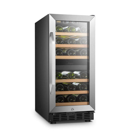 Lanbo 28 Bottle Dual Zone Wine Cooler