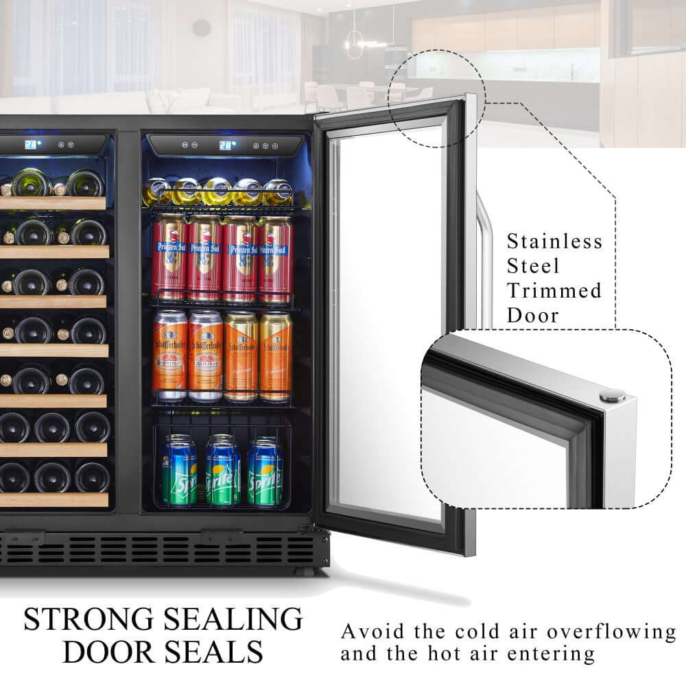 Lanbo 30" Dual Zone Wine And Beverage Cooler