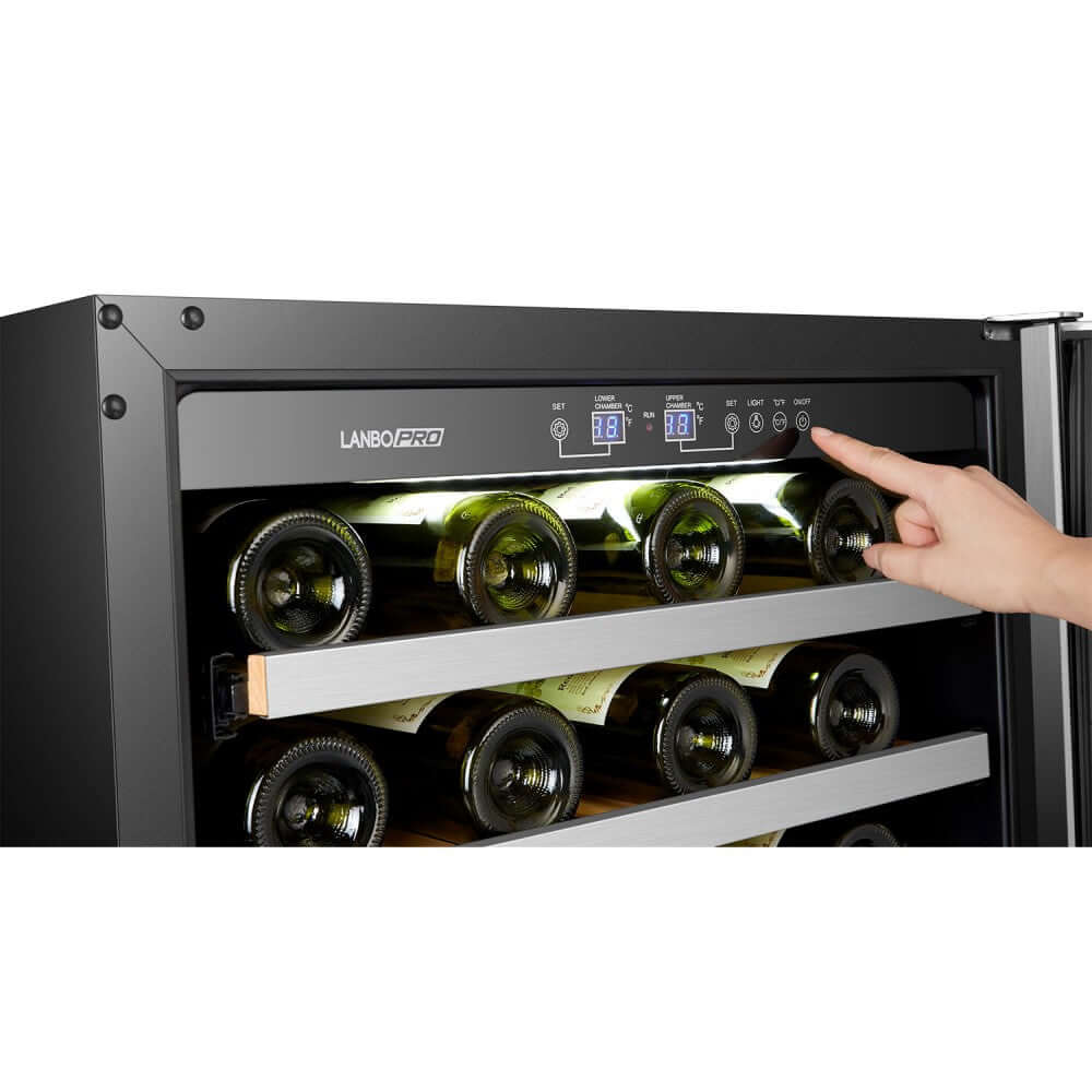 LanboPro 44 Bottle Dual Zone Wine Cooler